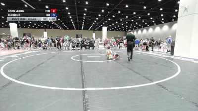 53 lbs Cons. Semis - Kane Leyba, Team Tulsa Wrestling Club vs Eli Dicus, Raw