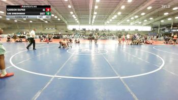 105 lbs Consi Of 4 - Carson Raper, Ohio Gold vs Lee Dreshman, Quest School Of Wrestling MS