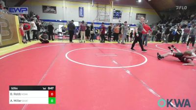 52 lbs Consi Of 4 - Barrett Robb, Nowata vs Axel Miller, Skiatook Youth Wrestling