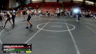 92 lbs Round 4 (6 Team) - Landon Lipscomb-Wilson, Neighborhood vs Blake Foucht, Dayton Bandits