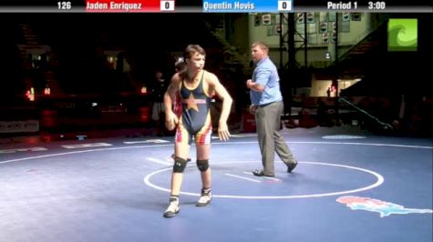 126lbs Finals Jaden Enriquez (CA) vs. Quentin Hovis (AZ)