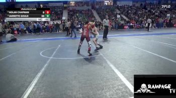 95 lbs Quarterfinal - Jarrette Gould, Derby vs Nolan Chapman, Osage Indians