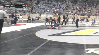 144 lbs 5th Place Match - Blake Luttrell, Fairdale vs Chance Mills, Madison Central