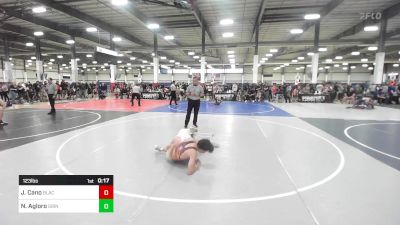 123 lbs Consi Of 8 #1 - Jeremiah Cano, BlackCat WC vs Noah Agloro, Grindhouse WC