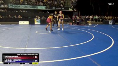 155 lbs Quarterfinal - London Houston, North Central (IL) vs Dalia Garibay, Colorado Mesa University