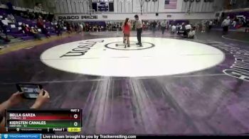 105 lbs Semifinal - Bella Garza, Othello vs Kiersten Canales, Hanford