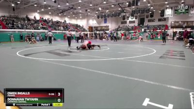 120 lbs Round 4 - Donnavan Twyamn, Lawrence Central vs Owen Ingalls, Fishers