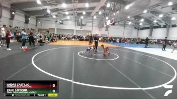 56 lbs Round 2 - Andre Castillo, Takedown Elite Wrestling vs Zane Safford, Texas Eagle Wrestling Academy