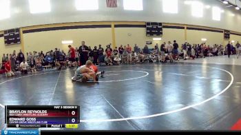 126 lbs 1st Place Match - Braylon Reynolds, Red Cobra Wrestling Academy vs Edward Goss, Center Grove Wrestling Club