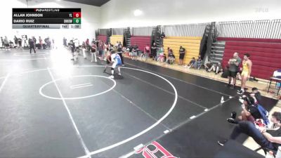 190 lbs Quarterfinal - Dario Ruiz, South Hills High School Wrestl vs Allan Johnson, Yorba Linda