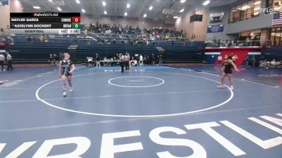 100 lbs Semifinal - Katelynn Dockery, Bryan vs Naylee Garza, Conroe