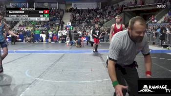 140 lbs Champ. Round 1 - Barrett Alonzo, Chanute vs Zane Kueser, Ellsworth County Kids Wrestling