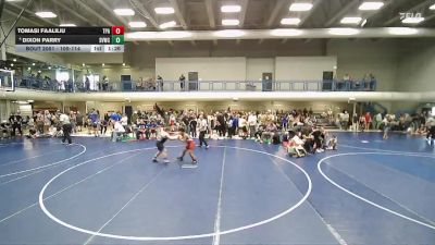 105-114 lbs Round 2 - Tomasi Faaliliu, Team Pride Academy vs Dixon Parry, Star Valley Wrestling Club