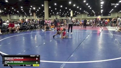 65 lbs Cons. Semi - Sterling Knowles, PWC vs Beckham Stricklin, Alabama Elite