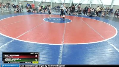 82 lbs Champ. Round 1 - Adrian Valencia, Toppenish USA WC vs Riley Kluesner, Lakeland WC