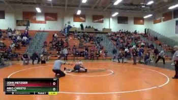 157 lbs 1st Place Match - John Metzger, Ashland vs Niko Christo, Northmor