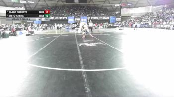 Boys 1B/2B 285 Cons. Round 4 - Blake Roberts, Rainier vs Sisto Arena, Ilwaco