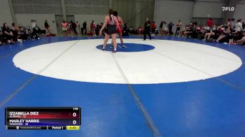 170 lbs Round 5 (6 Team) - Izzabella Diez, Alabama vs Marley Harris, Tennessee