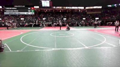 164 lbs Champ. Round 1 - Braylen Price, TCW3 vs Oscar Avila, Unattached