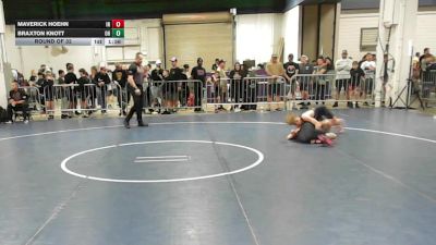 112 lbs Round Of 32 - Maverick Hoehn, IN vs Braxton Knott, OH
