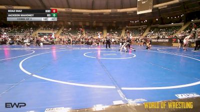 105 lbs Consi Of 4 - Boaz Diaz, Big Game Wrestling Club vs Jackson Mahoney, New England Gold