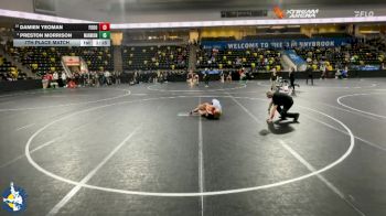 113 lbs 7th Place Match - Preston Morrison, Aurora (Marmion Academy) vs Damien Yeoman, Fort Dodge