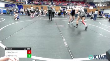 125 lbs Rr Rnd 2 - Lanay Salefske, Choctaw Ironman vs Emily Melvin, Woodward Youth Wrestling