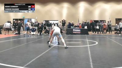 130.7-133.1 lbs Champ. Round 1 - Aidan Carmody, Lions WC vs Carson Wagner, Bearcat Wrestling Club