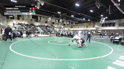 138 lbs 7th Place Match - Julian Espinoza, Cerritos vs Barrett Silva, Central Catholic