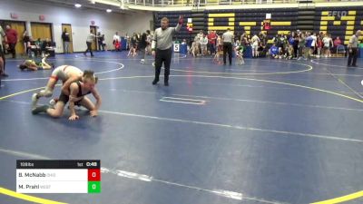 108 lbs Consy 5 - Brody McNabb, Ohio Crazy Goats vs Max Prahl, Westshore