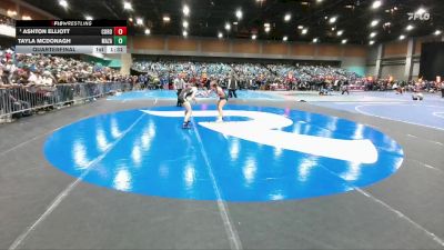 140 lbs Quarterfinal - Ashton Elliott, Coronado vs Tayla McDonagh, Galena