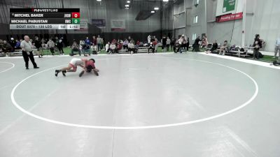 138 lbs Champ. Rd Of 32 - Mitchel Baker, Jackson High School Wrestling vs Michael Pabustan, Reddot Wrestling Club