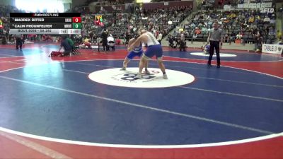 5A 285 lbs Quarterfinal - Maddex Ritter, Lakeside vs Calin Frounfelter, Mountain Home