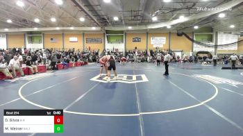 285 lbs Round Of 16 - Dominic Silvia, Bridgewater-Raynham vs Matt Weiner, Shelton