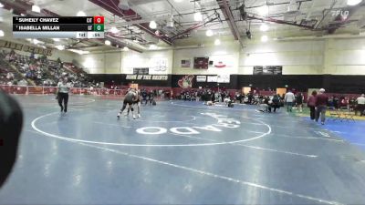 100 lbs Cons. Round 5 - Isabella Millan, Grand Terrace vs Suheily Chavez, Citrus Valley