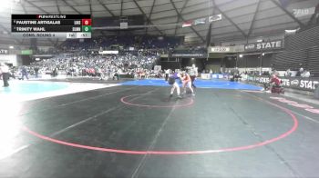 Girls 4A 155 lbs Cons. Round 4 - Faustine Artigalas, Lincoln (Seattle) (Girls) vs Trinity Wahl, Sumner (Girls)