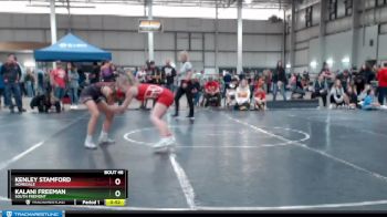 95 lbs Cons. Round 2 - Kalani Freeman, South Fremont vs Kenley Stamford, Homedale