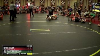 116 lbs Round 2 (6 Team) - Samirah Abdussamad, MGW- Cherry Blade Lemonade vs Emily Kivler, MGW- Swirly Pop