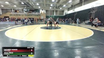 150 lbs Cons. Round 3 - Zachery Manos, Steilacoom vs Sean Price, Klahowya