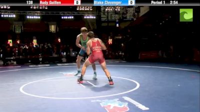 138lbs Finals Rudy Guillen (GA) vs. Blake Clevenger (MO)