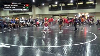 144 lbs Round 3 (6 Team) - Brayson Weatherly, Team Arkansas vs Landon McLean, Blackman WC