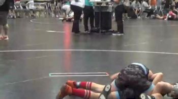 100 lbs Finals (2 Team) - Bryson Burke, Tennessee Blue vs Ruger Pennington, Tennessee Black