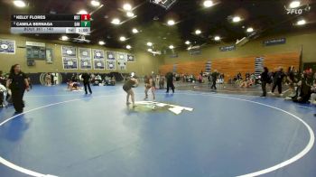 140 lbs Semifinal - Kelly Flores, Westminster vs Camila Bernaga, Sanger