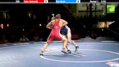 220lbs Finals Tyler Schmidt (Wi) vs. Roy Nash (UT)