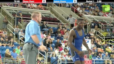 70kg Quarter-finals Chase Pami (Sunkist Kids) vs. James Green (TMWC)