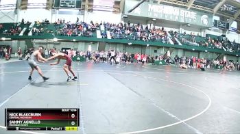 141 lbs Champ. Round 1 - Sammy Agnello, Michigan State vs Nick Blakcburn, Central Michigan