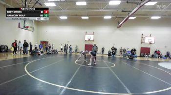 125 lbs Cons. Round 2 - Harmony Wolf, Middleton vs Zoey Owens, Mt. Home