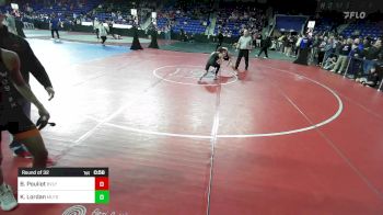 113 lbs Round Of 32 - Brayden Pouliot, Beverly vs Kiernan Lordan, Milford NH