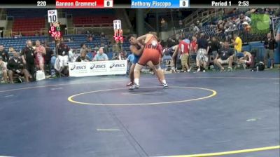 220lbs Semi-finals Gannon Gremmel (IA) vs. Anthony Piscopo (PA)