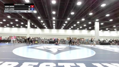 138 lbs Champ. Round 1 - Aden Akins, GA vs Alex Lopez, NC